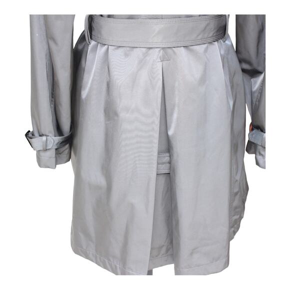 Vintage Double Breasted Mid Length Trench Coat Jacket with Belt - Size XL - Picture 11 of 16